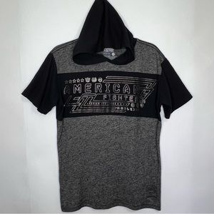 American Fighter Men’s Hooded Short Sleeve Tee